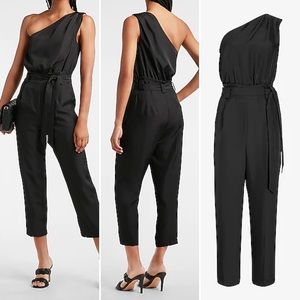 Express | NWT Draped One Shoulder Jumpsuit